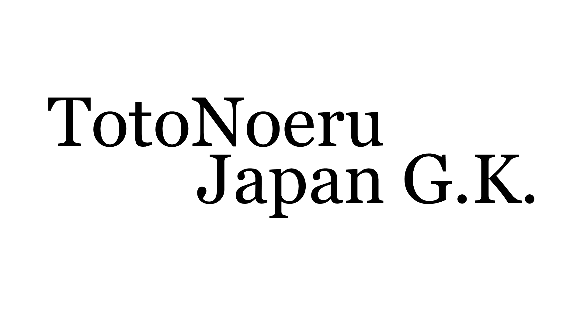 TotoNoeru Japan G.K.